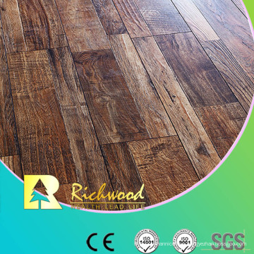 12.3mm E0 HDF AC3 Embossed Oak V-Grooved Laminate Floor